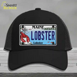 Lobster Maine Lobster Novelty License Plate Hat Mesh / Black