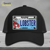 Lobster Maine Lobster Novelty License Plate Hat Mesh / Black