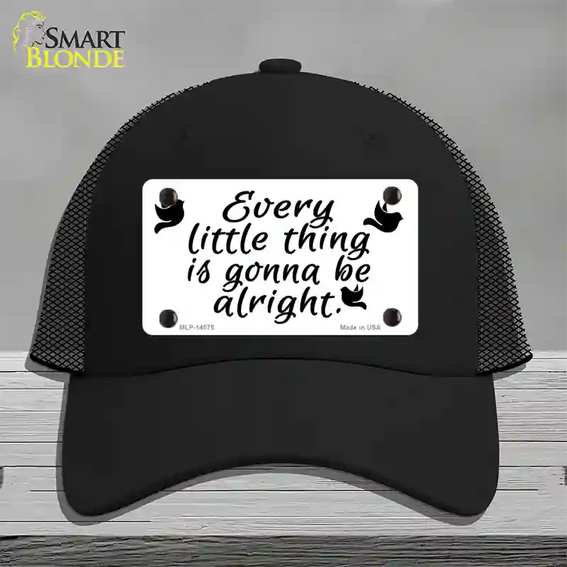 Every Little Thing Novelty License Plate Hat Mesh / Black