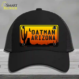 Oatman Flag Arizona Scenic Background Novelty License Plate Hat Mesh / Black