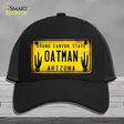 Arizona Oatman Yellow Novelty License Plate Hat Mesh / Black