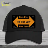 Move Over Its The Law Novelty License Plate Hat Mesh / Black