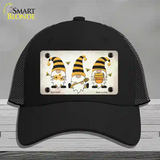 Gnomes Honeybees Novelty License Plate Hat Mesh / Black