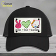 Peace Love Teaching Novelty License Plate Hat Mesh / Black