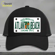 Atlantic Beach Florida Novelty License Plate Hat Mesh / Black