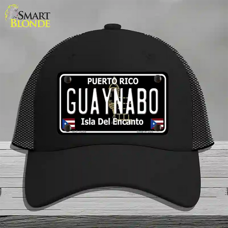 Guaynabo Puerto Rico Black Novelty License Plate Hat Mesh / Black