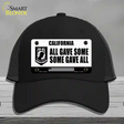 California POW MIA Some Gave All Novelty License Plate Hat Mesh / Black