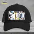 West Virginia License Plate Art Novelty License Plate Hat Mesh / Black