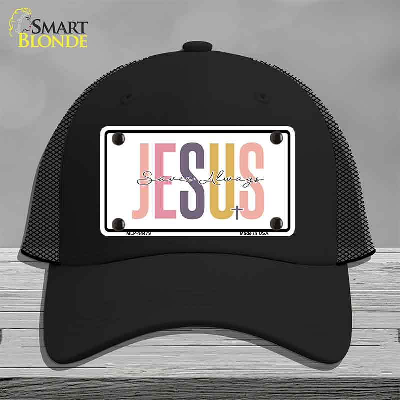 Jesus Saves Always Novelty License Plate Hat HAT-MLP-14479