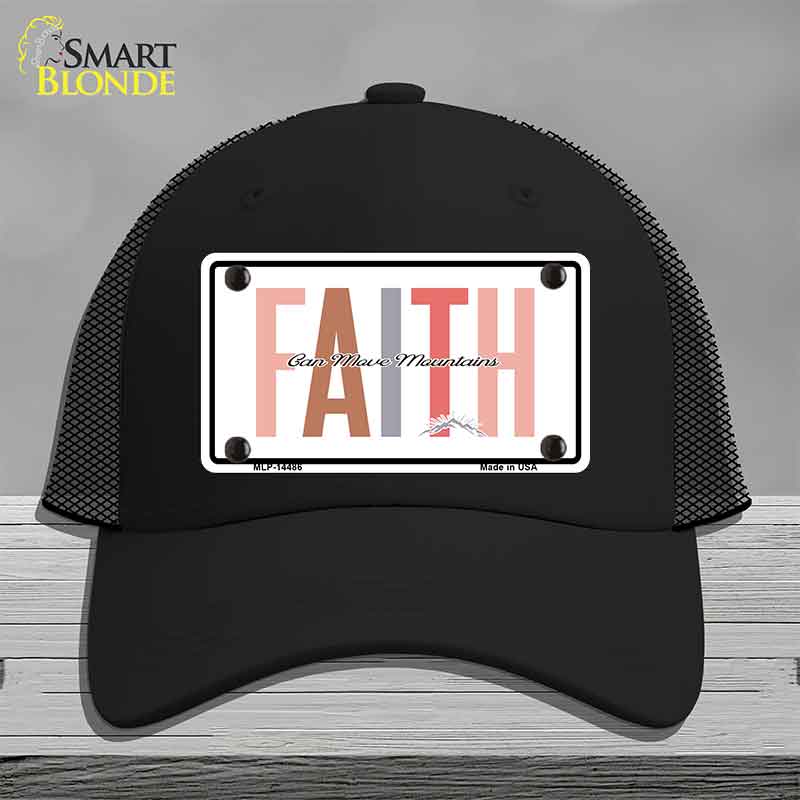 Faith Can Move Mountains Novelty License Plate Hat HAT-MLP-14486