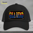 Gila Bend Arizona State Flag Novelty License Plate Hat Mesh / Black