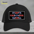 North Carolina Rebel Novelty License Plate Hat Mesh / Black