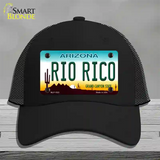 Rio Rico Arizona Novelty License Plate Hat Mesh / Black