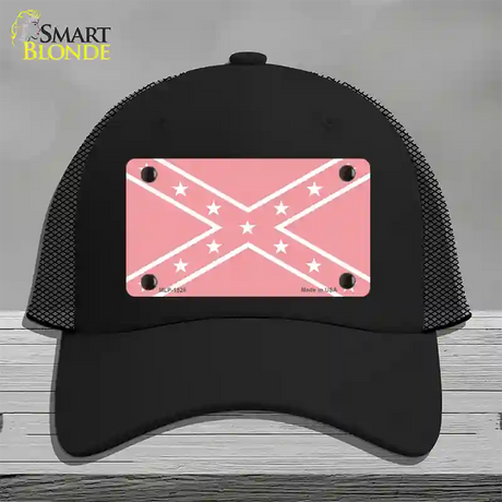 Pink Rebel Novelty License Plate Hat Mesh / Black