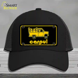 Carpul Novelty License Plate Hat Mesh / Black