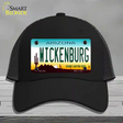 Wickenburg Arizona Novelty License Plate Hat Mesh / Black