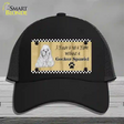 Pencil Sketch Cocker Spaniel Novelty License Plate Hat Mesh / Black