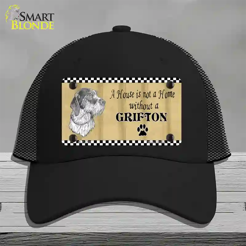 Pencil Sketch Grifton Novelty License Plate Hat Mesh / Black