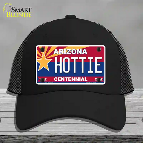 Arizona Centennial Hottie Novelty License Plate Hat Mesh / Black