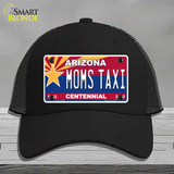 Arizona Centennial Moms Taxi Novelty License Plate Hat Mesh / Black