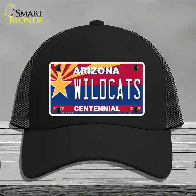 Arizona Centennial Wildcats Novelty License Plate Hat Mesh / Black