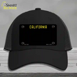 California Black State Novelty License Plate Hat Mesh / Black