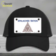 Apalachee Nation Flag Novelty License Plate Hat Mesh / Black