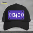 Iroquois Confederacy Flag Novelty License Plate Hat Mesh / Black