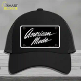 American Made Novelty License Plate Hat Mesh / Black