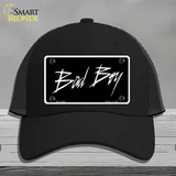 Bad Boy Black Novelty License Plate Hat Mesh / Black