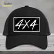 4x4 Novelty License Plate Hat Mesh / Black