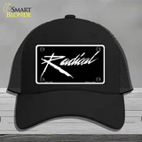 Radical Novelty License Plate Hat Mesh / Black