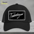 Turbocharged Novelty License Plate Hat Mesh / Black