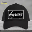 Aggressive Novelty License Plate Hat Mesh / Black