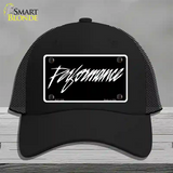 Performance Novelty License Plate Hat Mesh / Black