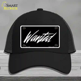 Wanted Novelty License Plate Hat Mesh / Black