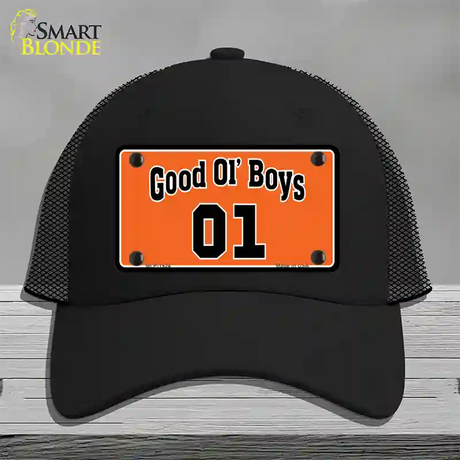 Good Ol Boys Novelty License Plate Hat Mesh / Black