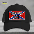 Good Ol Boys Confederate Flag Novelty License Plate Hat Mesh / Black