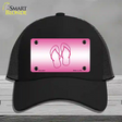 Flip Flops Pink Novelty License Plate Hat Mesh / Black