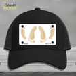 Happy Feet Novelty License Plate Hat Mesh / Black