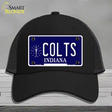 Colts Indiana State Novelty License Plate Hat Mesh / Black