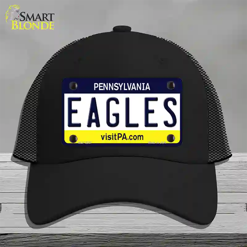 Eagles Pennsylvania State NoveltyNovelty License Plate Hat Mesh / Black