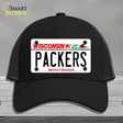 Packers Wisconsin State Novelty License Plate Hat Mesh / Black