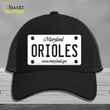 Orioles Maryland State Novelty License Plate Hat Mesh / Black