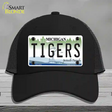 Tigers Michigan State Novelty License Plate Hat Mesh / Black