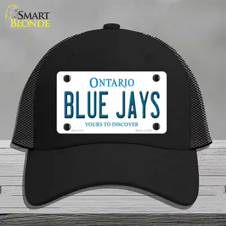 Blue Jays Toronto Canada Province Novelty License Plate Hat Mesh / Black