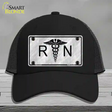 RN Novelty License Plate Hat Mesh / Black