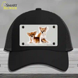 Chihuahua Dog Novelty License Plate Hat Mesh / Black