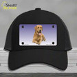 Yellow Labrador Retriever Dog Novelty License Plate Hat Mesh / Black