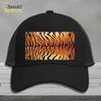 Tiger Pattern Novelty License Plate Hat Mesh / Black